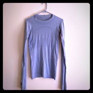 Lululemon baby blue swiftly long sleeve